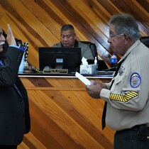 Judge Ulloa and Chief Warden Osborne